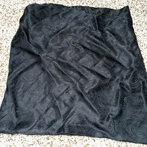 Black Paisley Patterned wild rag